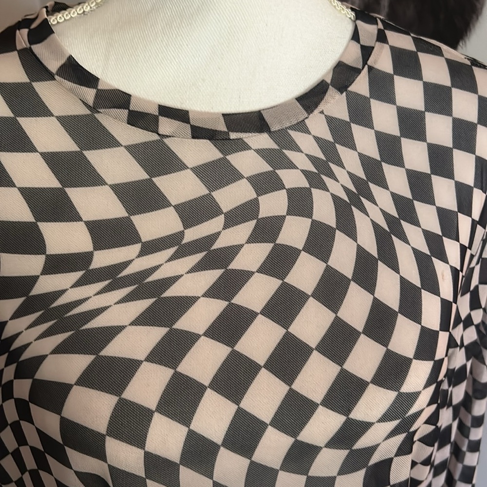 Davi And Dani Mesh Layering Top - image 2